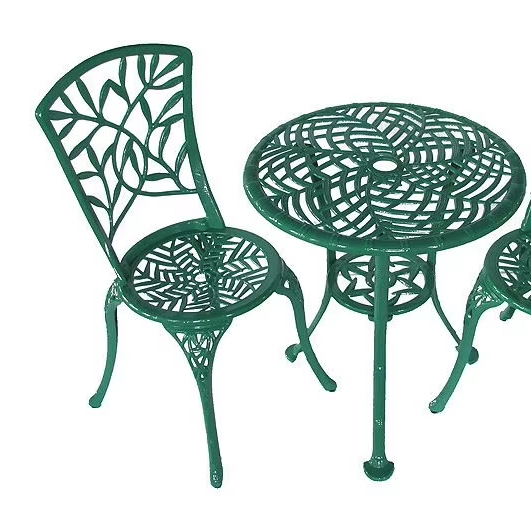 Bistro Table Set - Juego de Comedor de Aluminio Fundido