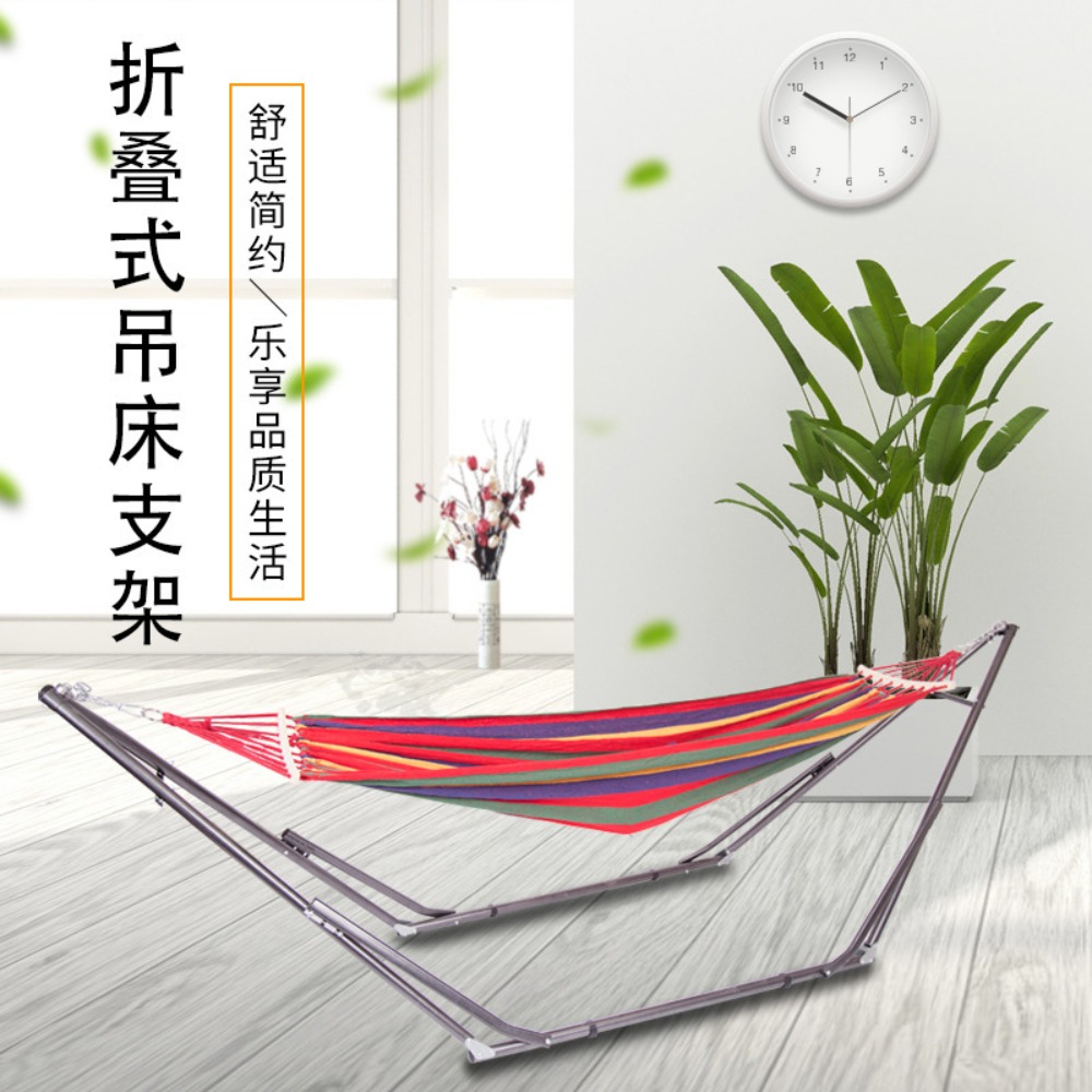 Outdoor Furniture Aluminum - Soporte plegable portátil para hamaca de