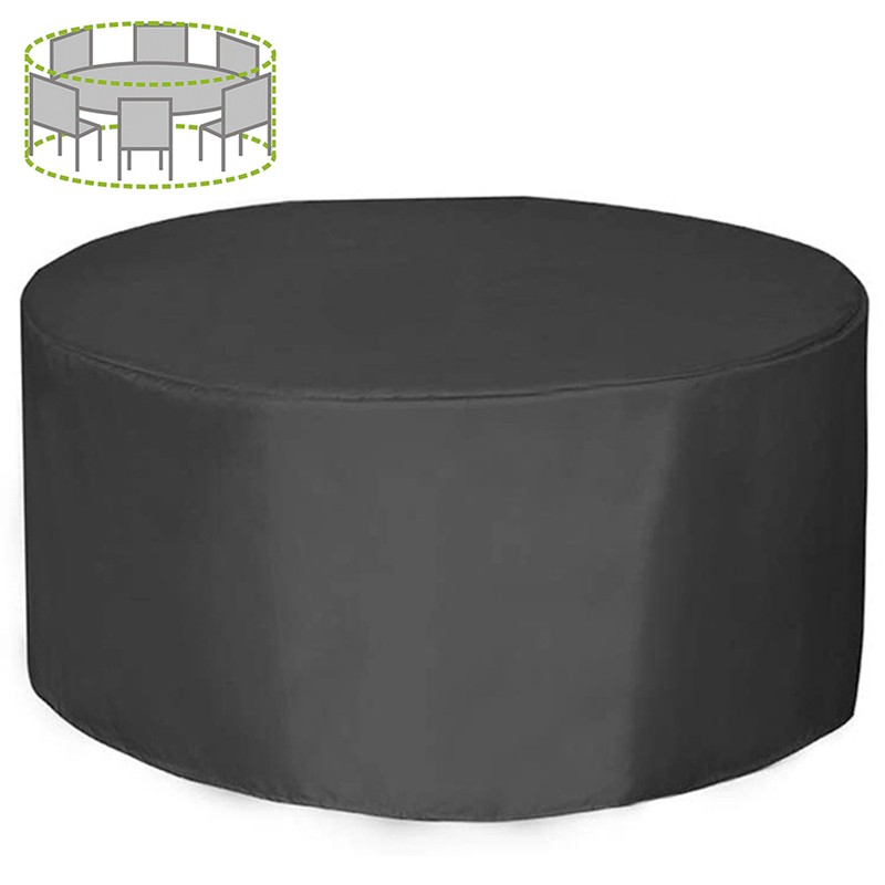 Outdoor Furniture Covers Waterproof - Fundas Redondas para Muebles de Jardín,