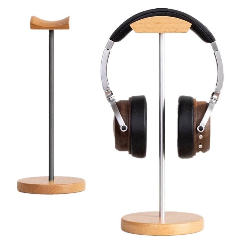 Outdoor Furniture Aluminum - Soporte para Auriculares de Madera de