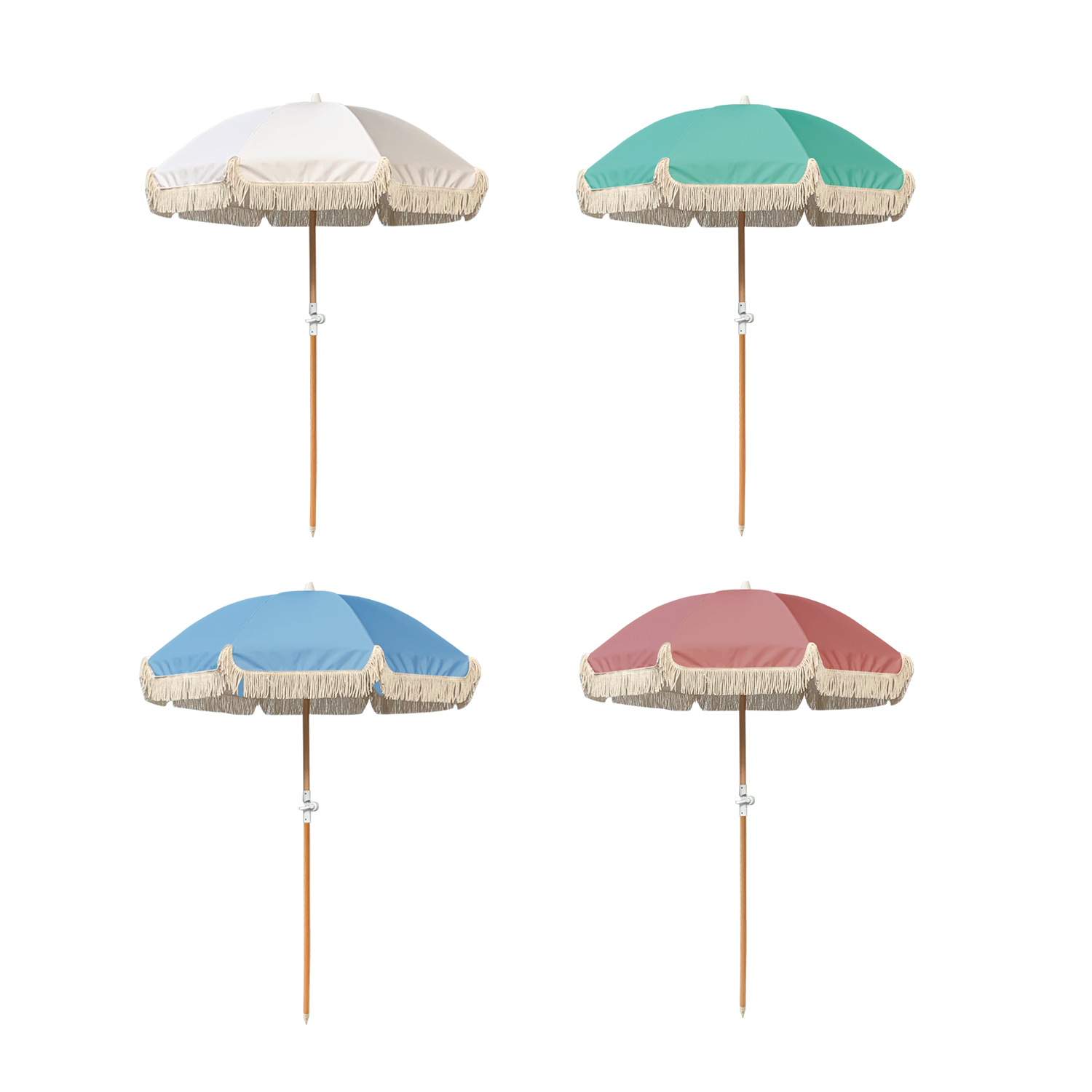 Outdoor Furniture In Bali - Sombrilla de Playa Moderna de 2
