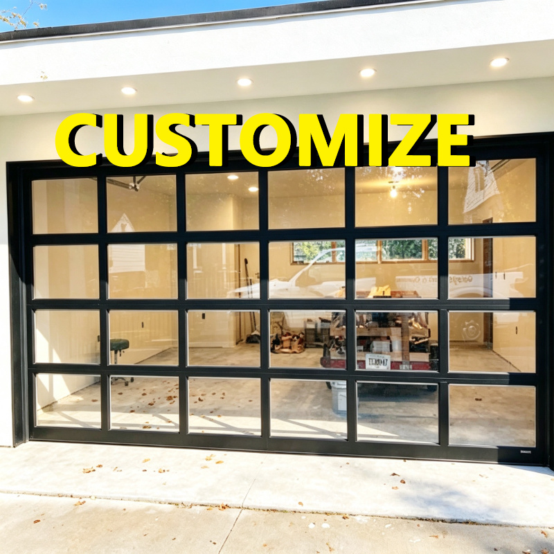 Outdoor Furniture Aluminum - Puerta de Garaje Seccional de Aluminio