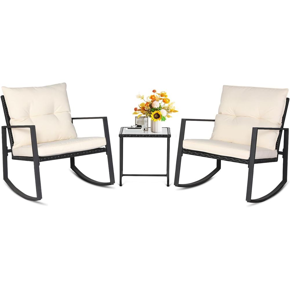 Bistro Table Set - Juego de bistró de 3 piezas