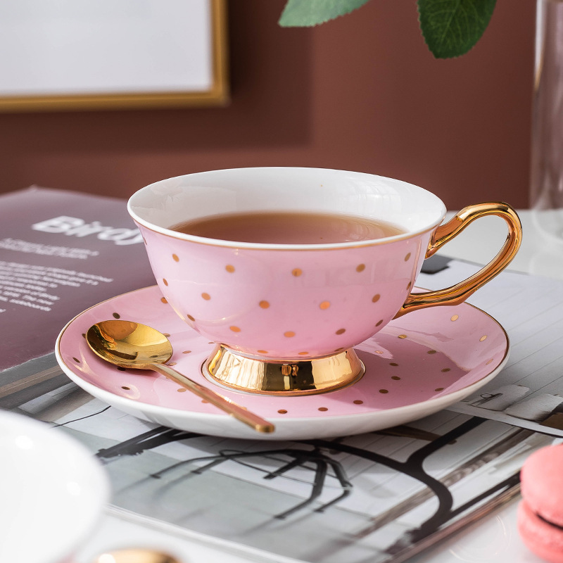 Tazas de Café de Cerámica Rosa - Bistro Table Set reseña y precio