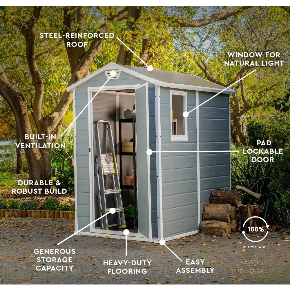 Un kit de cobertizo de almacen - Outdoor Furniture In Store reseña y precio