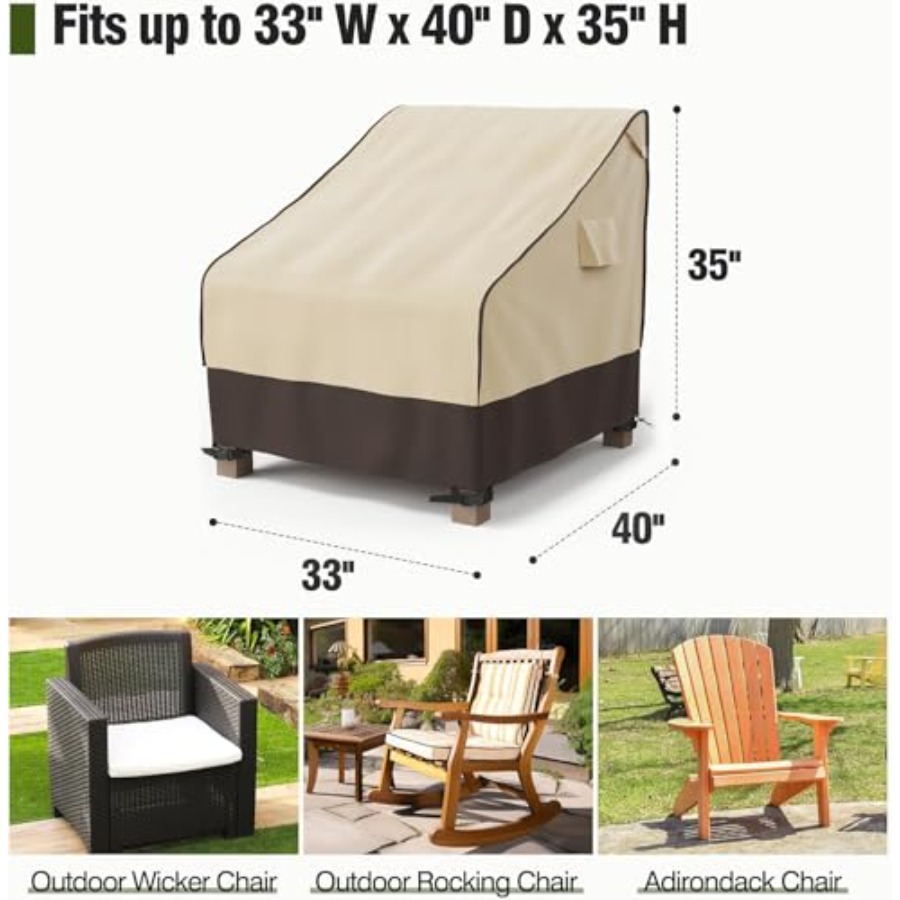 Funda para Silla de Patio Impe - Outdoor Furniture Covers Waterproof reseña y precio