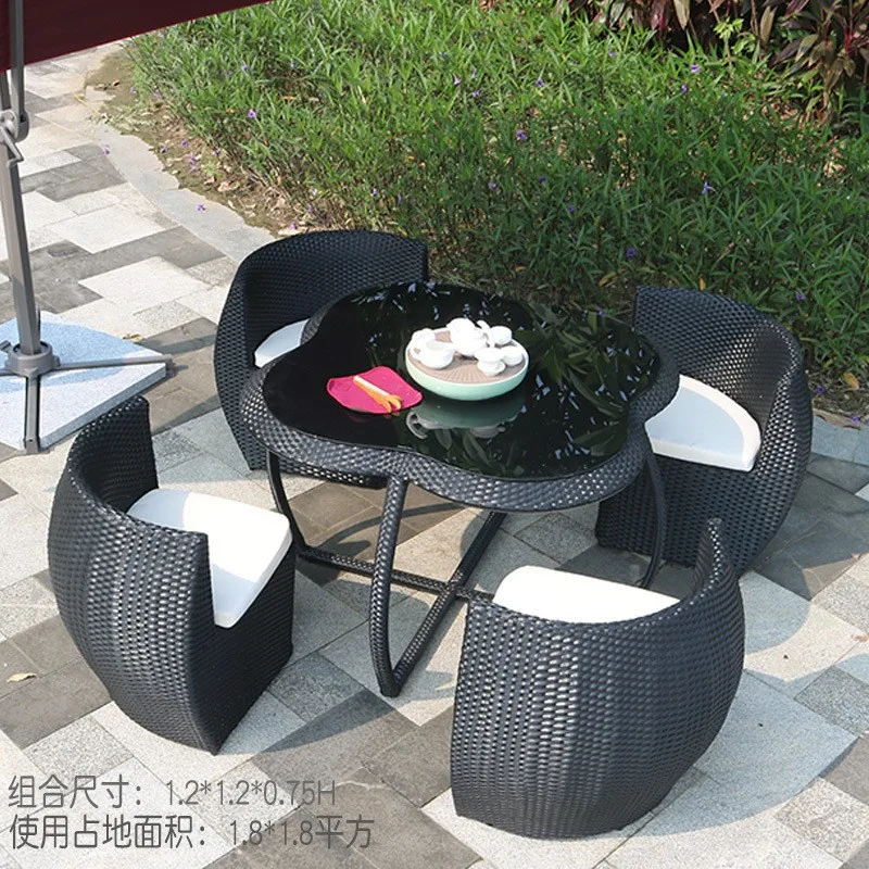 Conjunto de mesa y sillas de r - Outdoor Furniture In Store reseña y precio