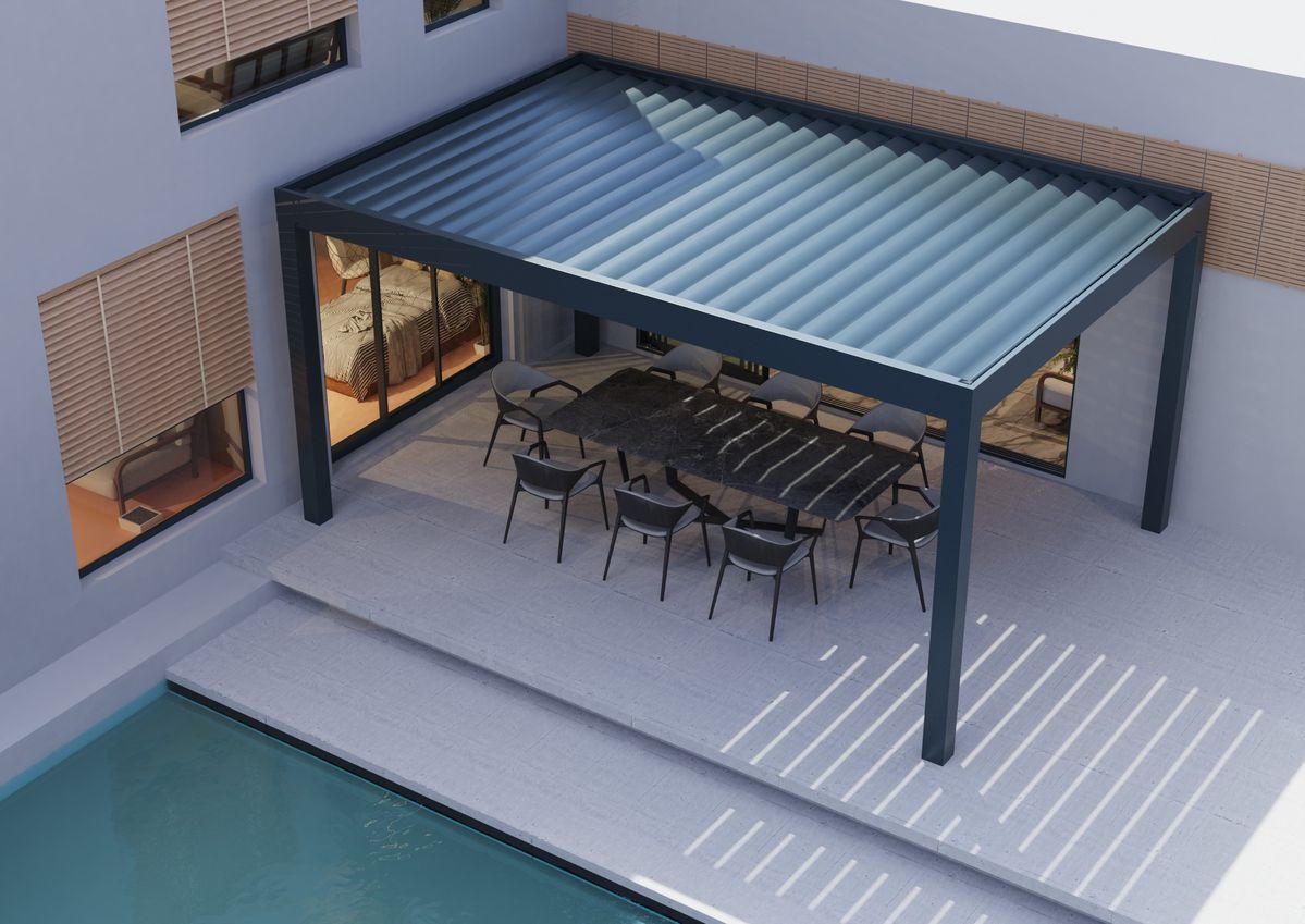 Pabellón Rectangular de Aleaci - Outdoor Furniture Aluminum reseña y precio