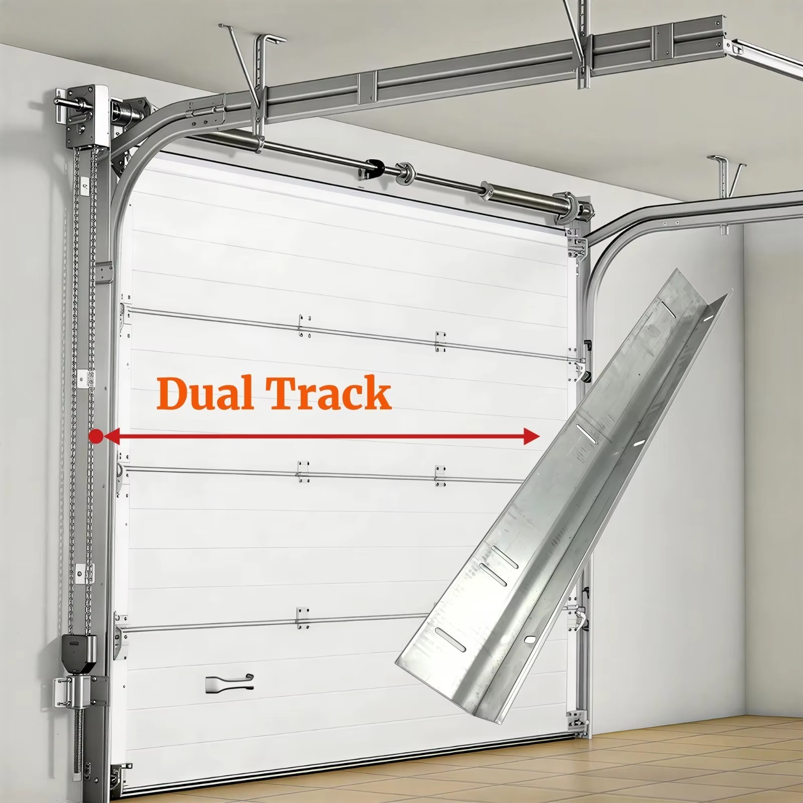 Puerta de Garaje Seccional de  - Outdoor Furniture Aluminum reseña y precio