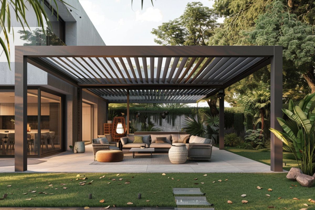 Pérgola Rectangular de Aleació - Outdoor Furniture Aluminum reseña y precio