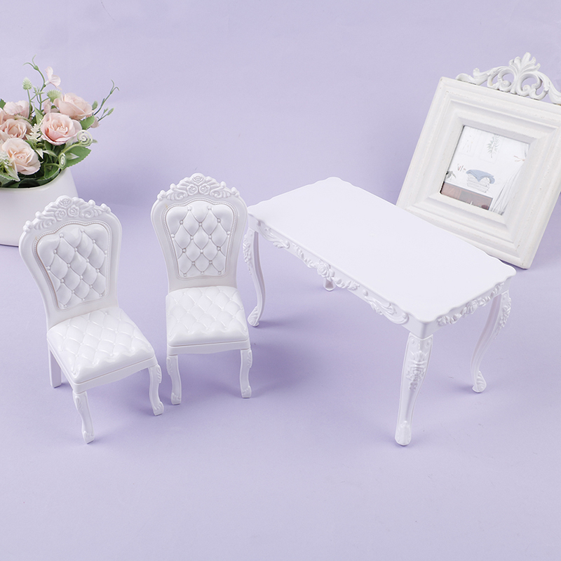 Casa de muñecas 1:6, muebles d - Bistro Table Set reseña y precio