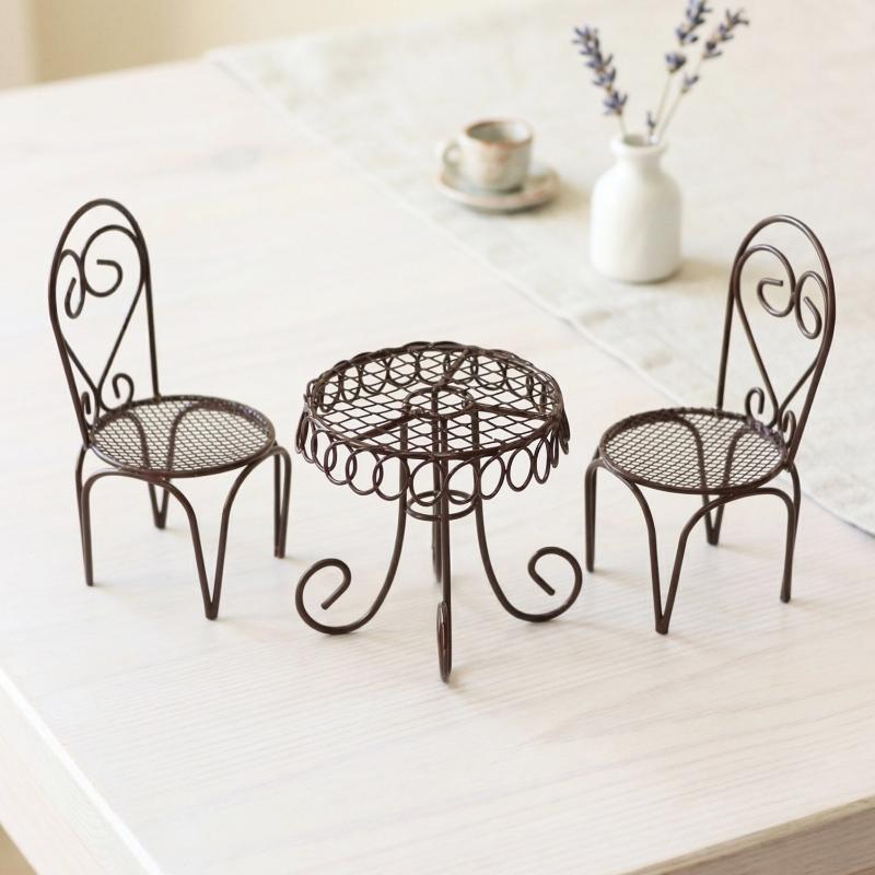 1/3 Piezas de Muebles de Hierr - Bistro Table Set reseña y precio